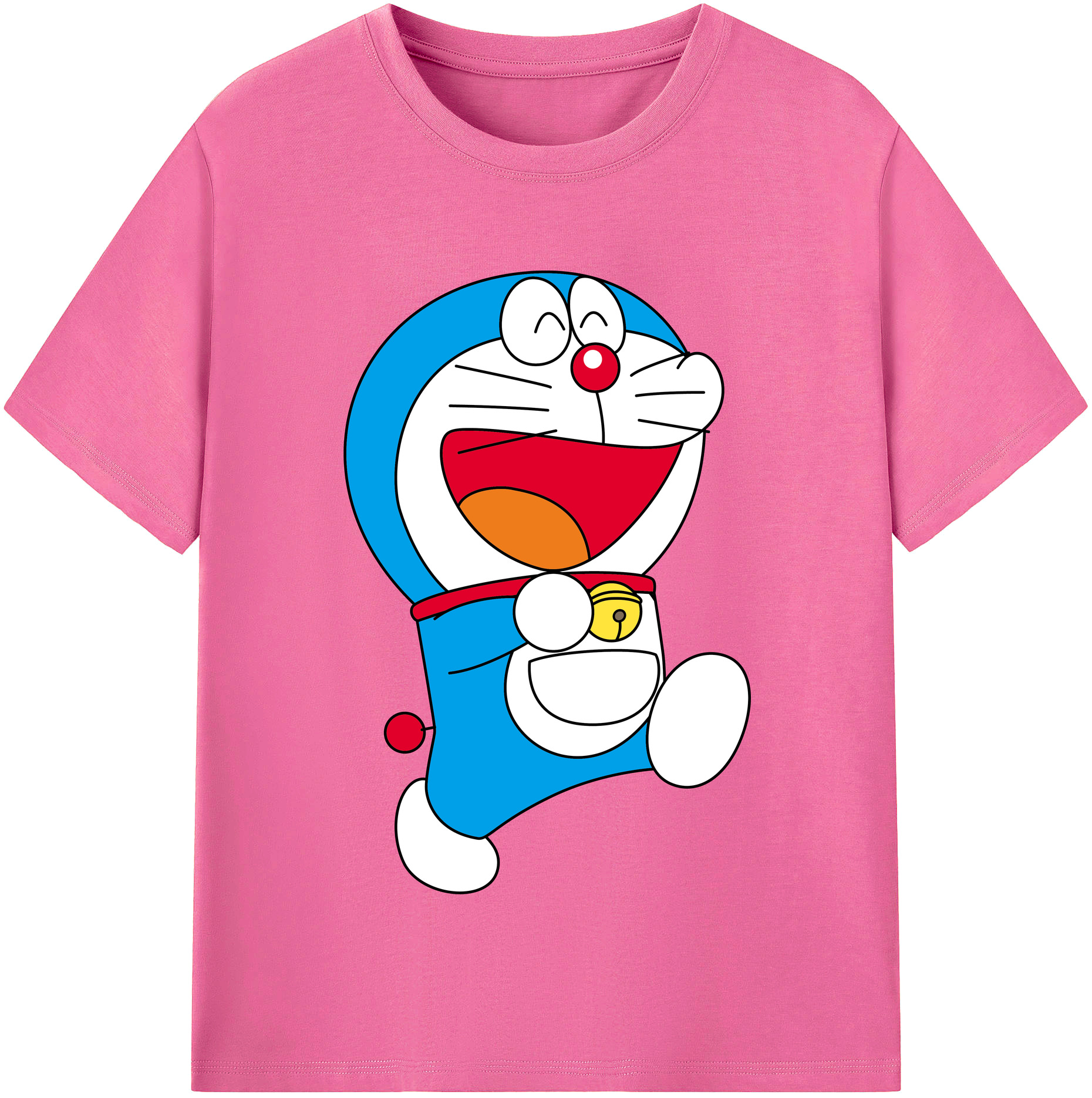 （画像用） ドラえもん Doraemon レディースカジュアルプリントTシャツ（綿100％）